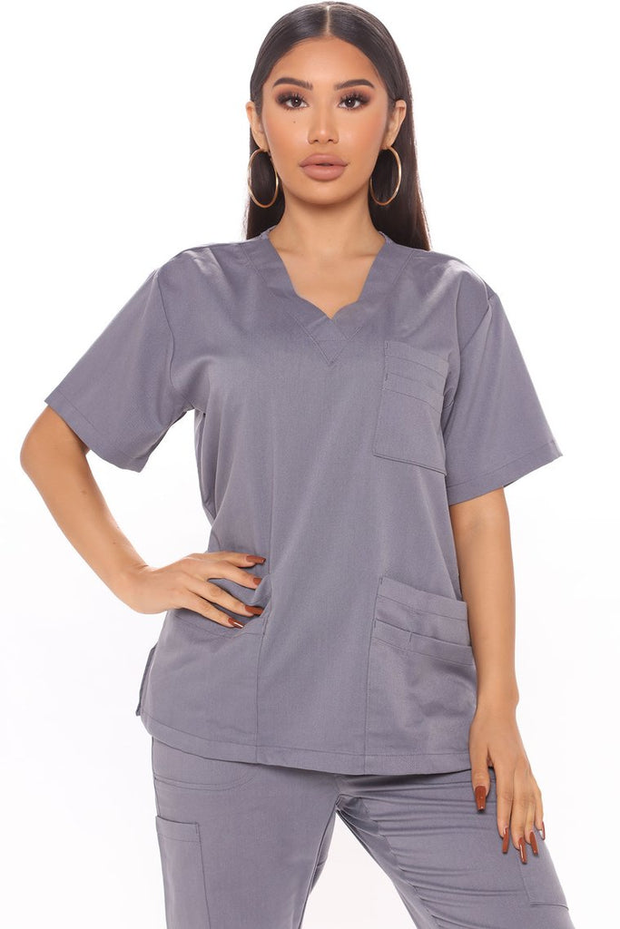Our Top Grey Scrub Sets for Your Style