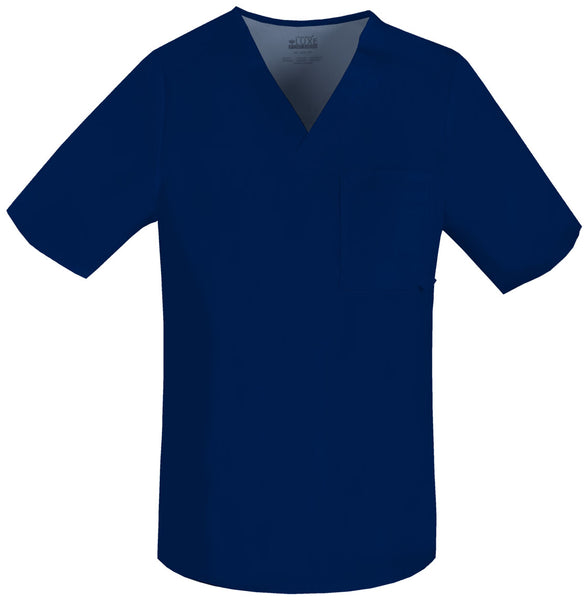 Luxe - Men's Tuckable V-Neck Top - Scrubs Uniforms