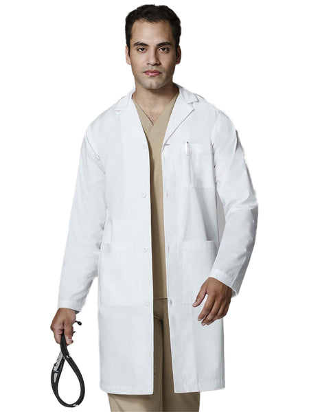 Labcoats - Men's Long Lab Coat - Scrubs Uniforms