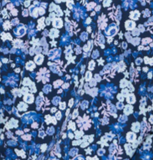 Women's Vicky Lilac Floral Print Scrub Top