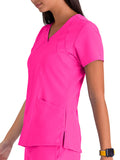 Barco One - Women's V-Neck Racer Breathable Scrub Top