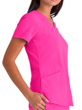 Barco One - Women's V-Neck Racer Breathable Scrub Top