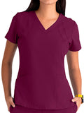 Barco One - Women's V-Neck Racer Breathable Scrub Top [1]