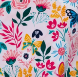 Women's Vicky Blush Butterfly Print Scrub Top