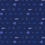 Cherokee - Men's Gone Fishin V-Neck Print Top