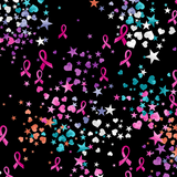 EDS Signature - Women's Caring Space Print Scrub Top