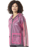 Style Lab - Women's Fashion X-Ray Solid Scrub Jacket